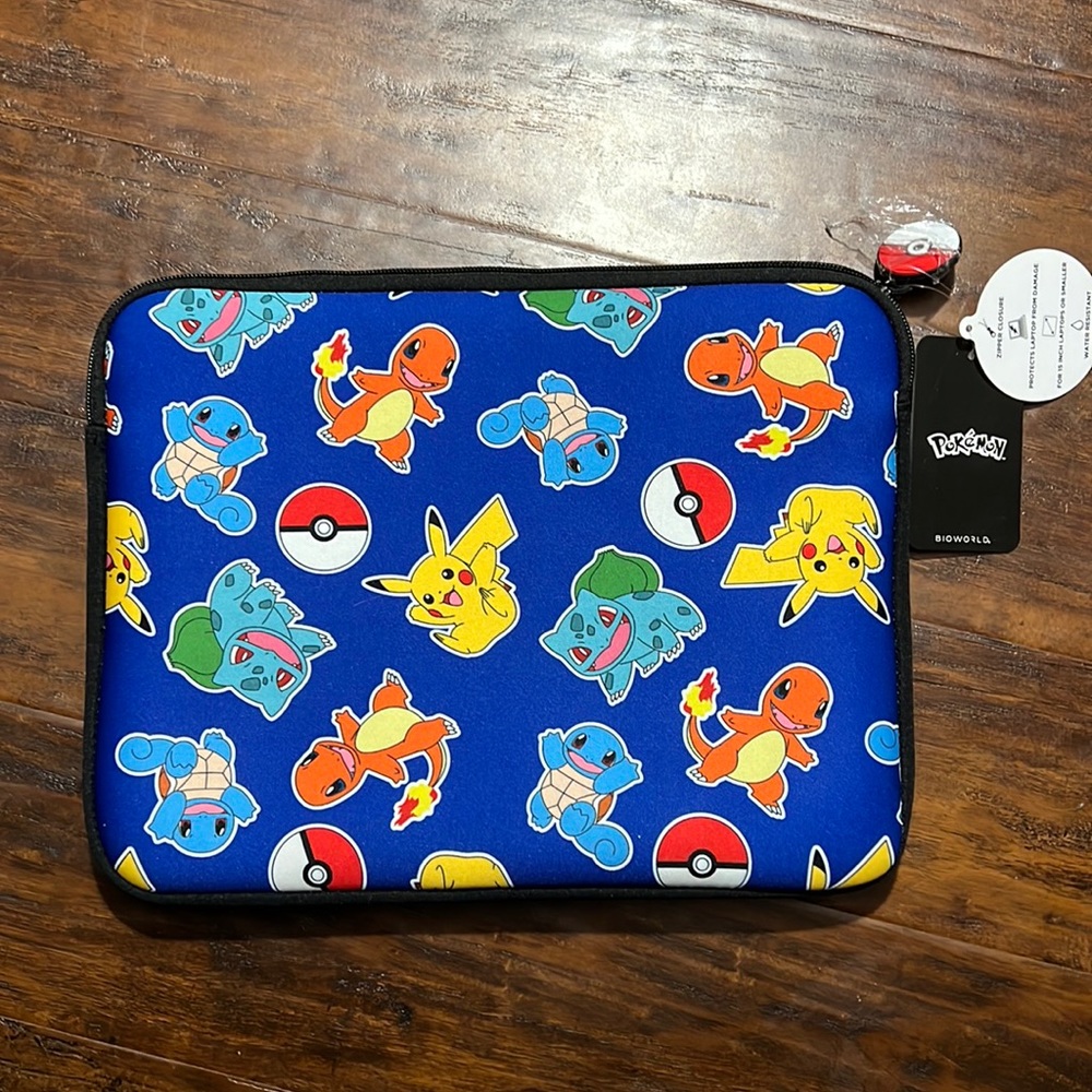 Pokemon starters laptop case
